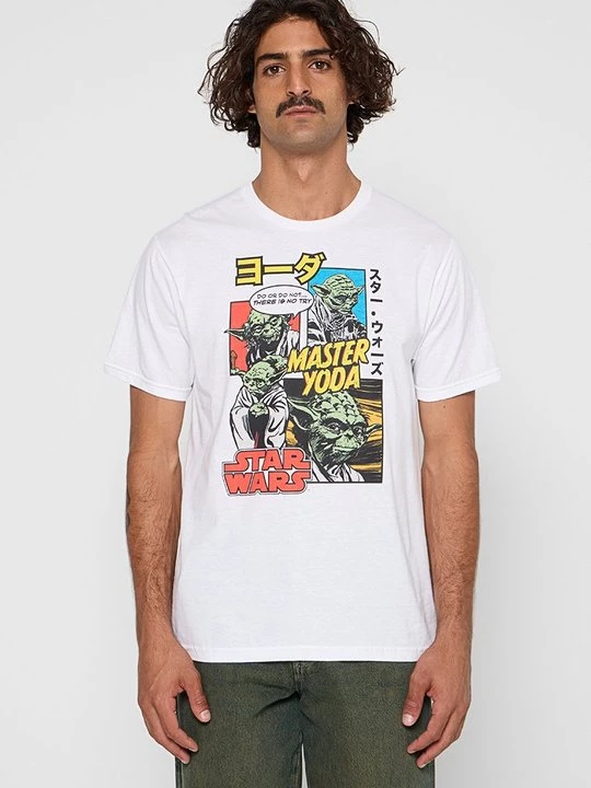 Foto van product T-shirt print Star Wars wit