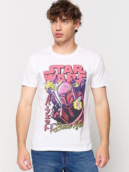 Foto van product T-shirt print Star Wars wit