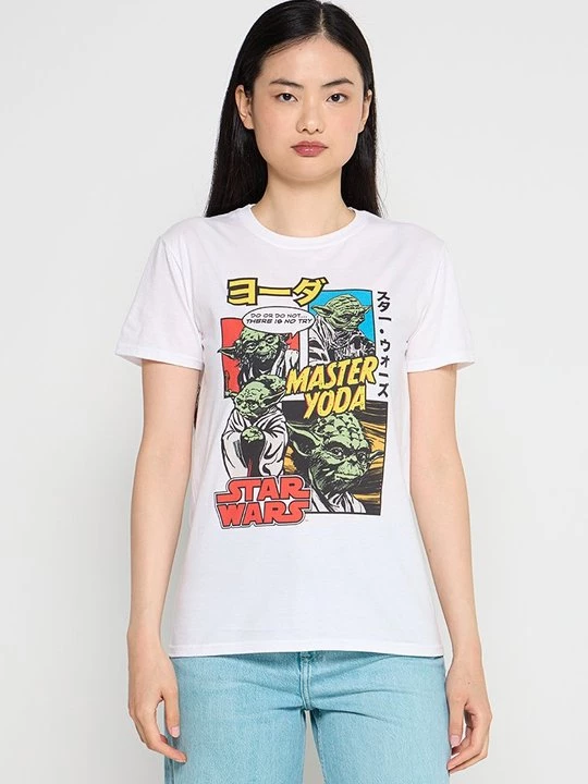 Foto van product T-shirt print Star Wars wit