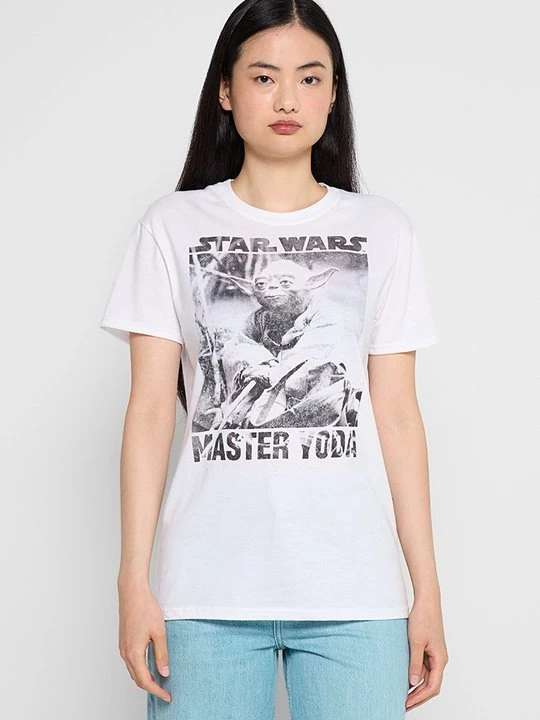 Foto van product T-shirt print Star Wars wit