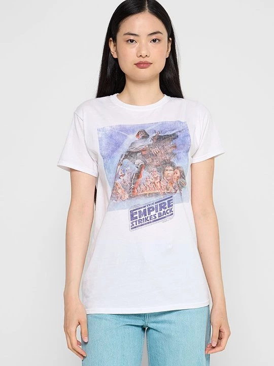 Foto van product T-shirt print Star Wars wit