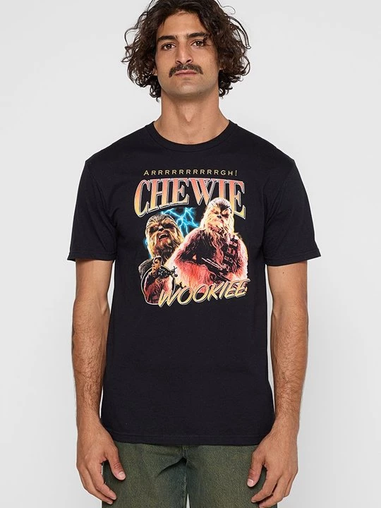 Foto van product T-shirt print Star Wars zwart