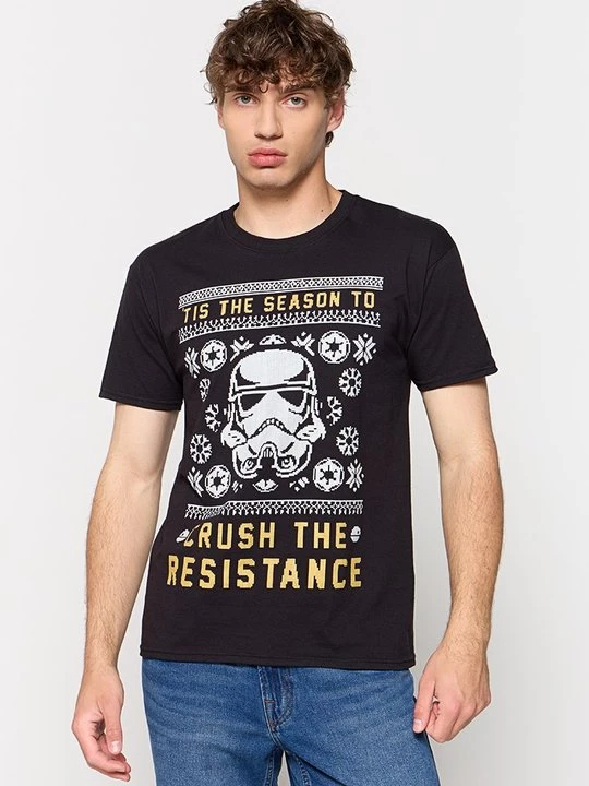 Foto van product T-shirt print Star Wars zwart