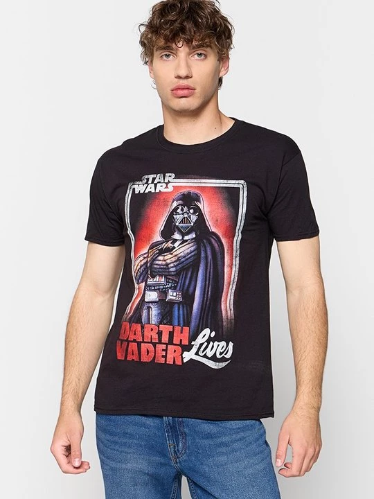 Foto van product T-shirt print Star Wars zwart