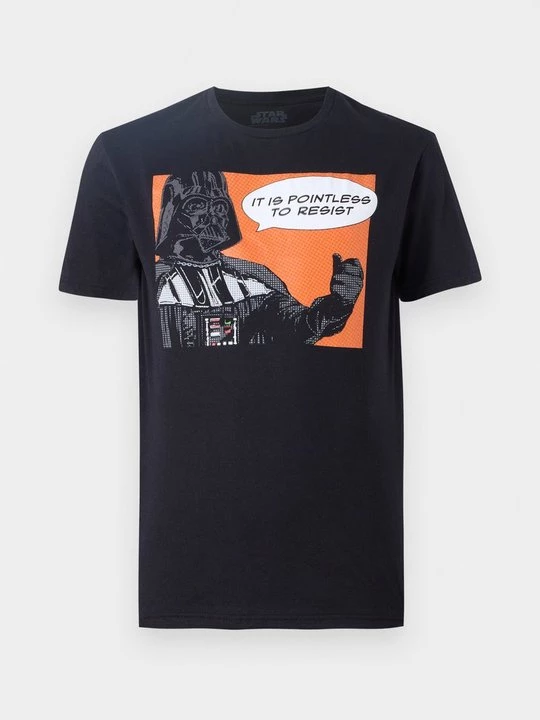 Foto van product T-shirt print Star Wars zwart