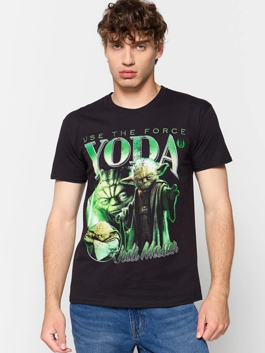 Foto van product T-shirt print Star Wars zwart