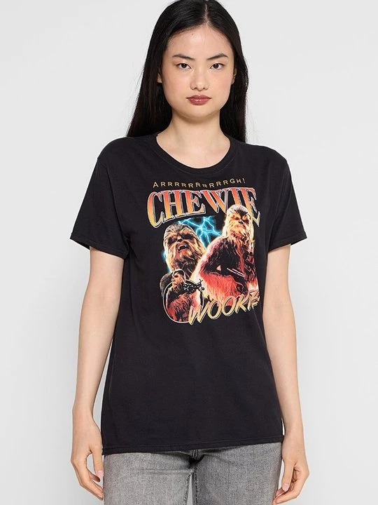 Foto van product T-shirt print Star Wars zwart