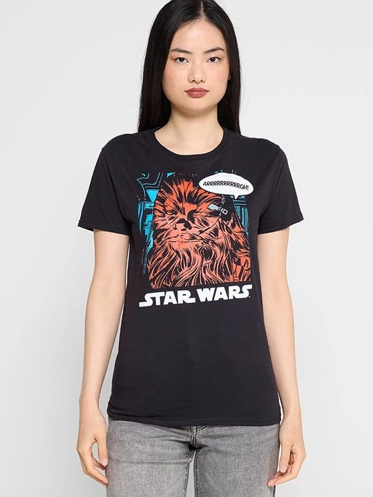 Foto van product T-shirt print Star Wars zwart