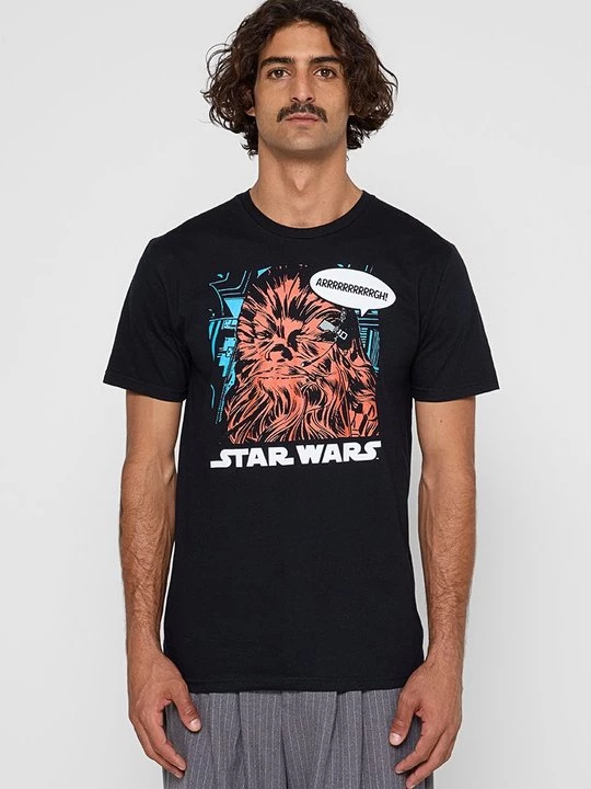 Foto van product T-shirt print Star Wars zwart