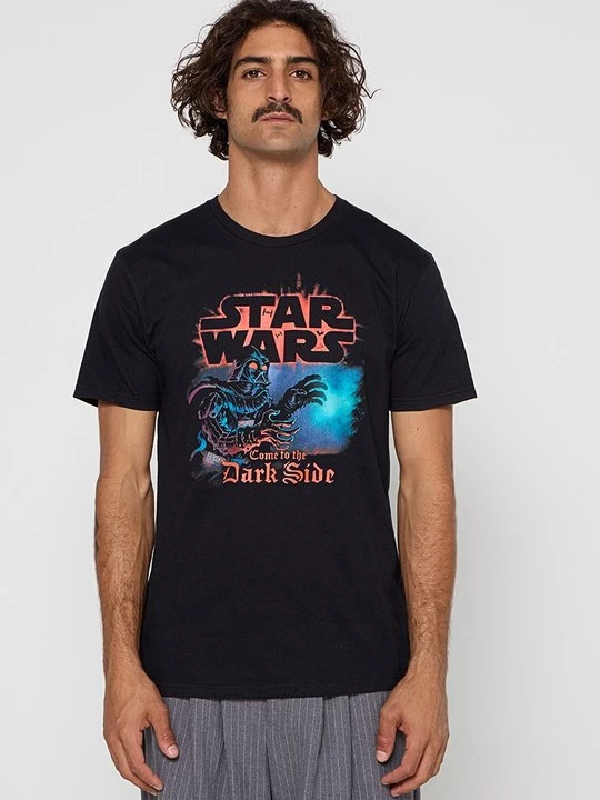 Foto van product T-shirt print Star Wars zwart