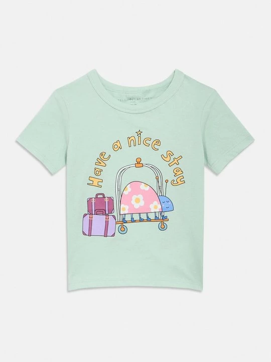 Foto van product T-shirt print Stella McCartney lichtgroen