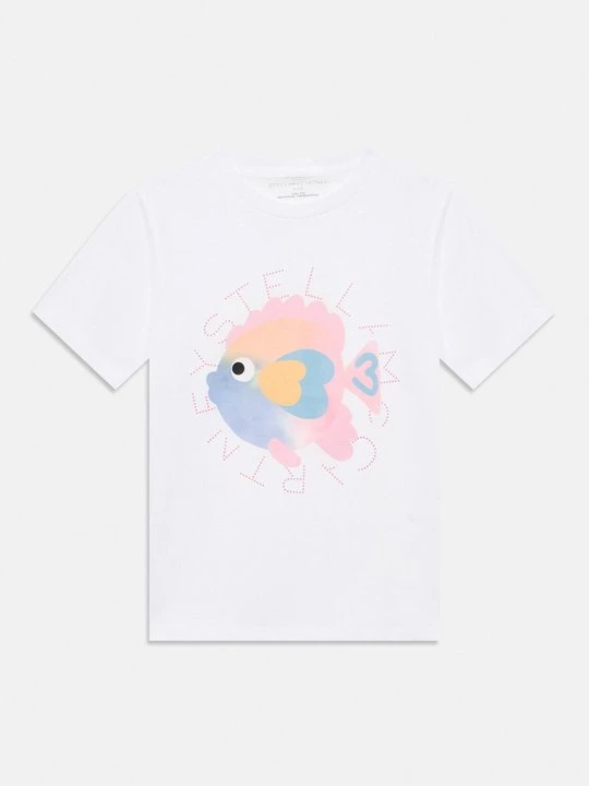 Foto van product T-shirt print Stella McCartney wit