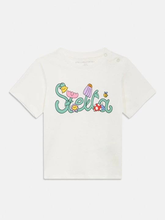 Foto van product T-shirt print Stella McCartney wit