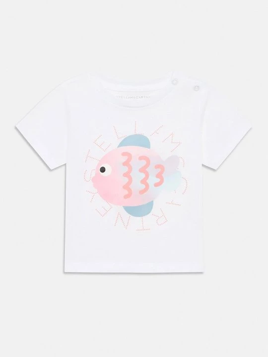 Foto van product T-shirt print Stella McCartney wit