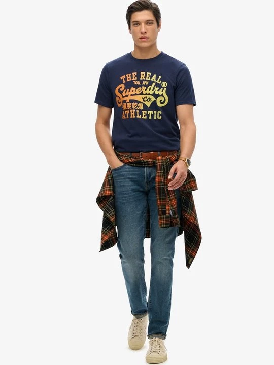 Foto van product T-shirt print Superdry blauw