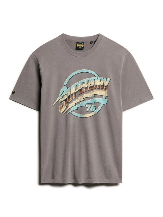 Foto van product T-shirt print Superdry blauw