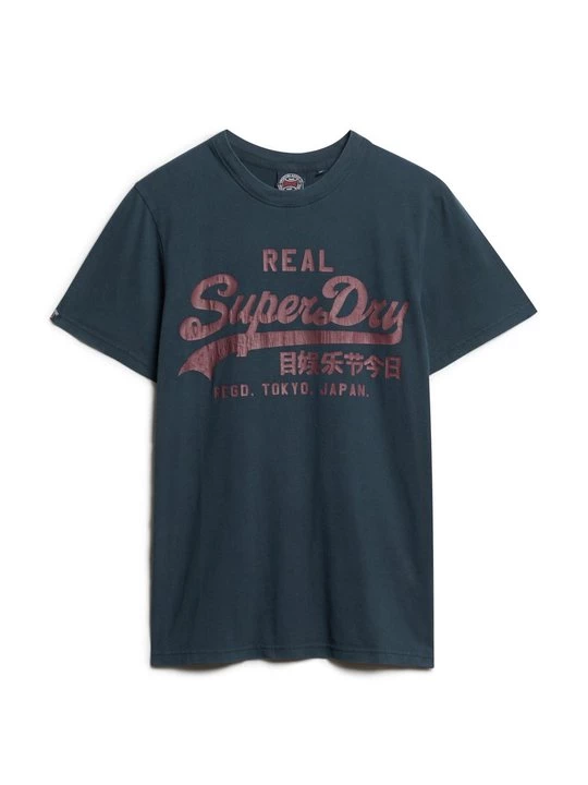Foto van product T-shirt print Superdry blauw