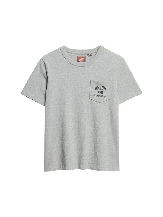 Foto van product T-shirt print Superdry donkergrijs