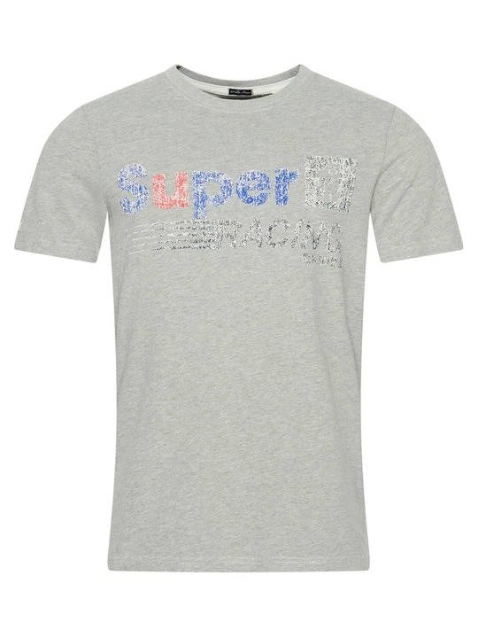 Foto van product T-shirt print Superdry donkergrijs