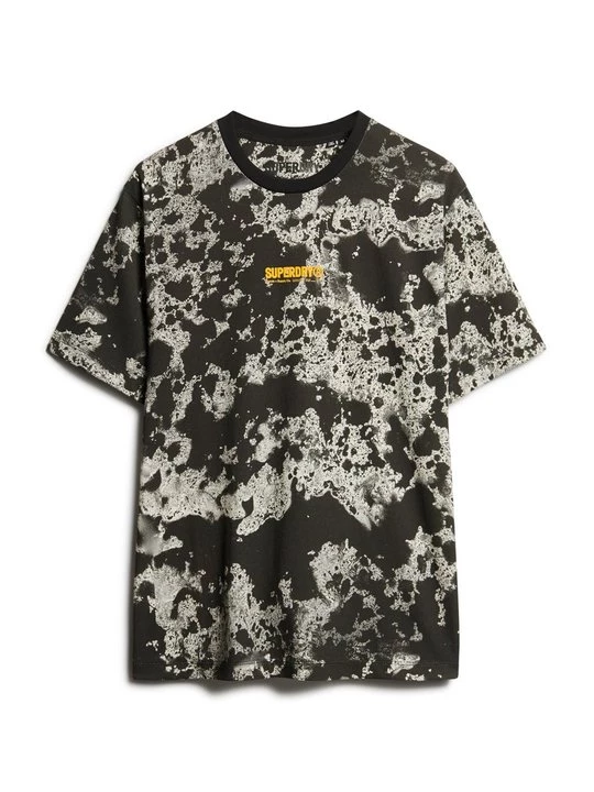 Foto van product T-shirt print Superdry gemêleerd zwart