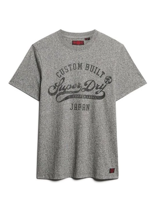 Foto van product T-shirt print Superdry grijs