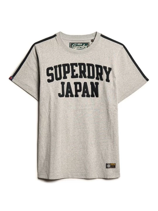 Foto van product T-shirt print Superdry grijs