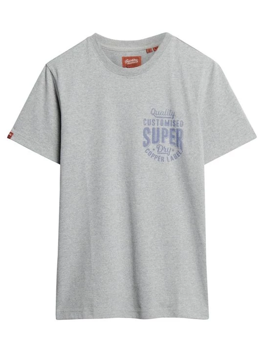 Foto van product T-shirt print Superdry grijs