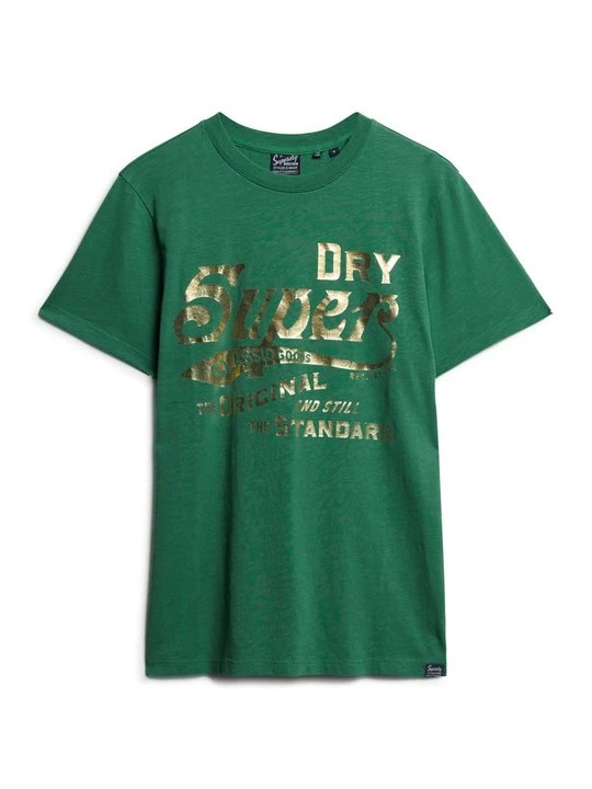 Foto van product T-shirt print Superdry groen