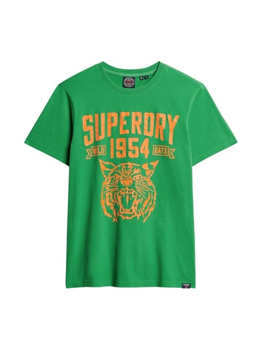 Foto van product T-shirt print Superdry groen