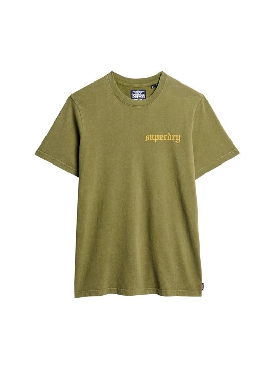 Foto van product T-shirt print Superdry kaki