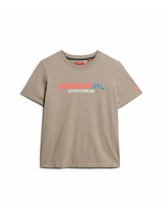 Foto van product T-shirt print Superdry lichtgrijs