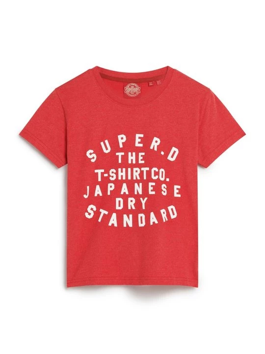 Foto van product T-shirt print Superdry rood