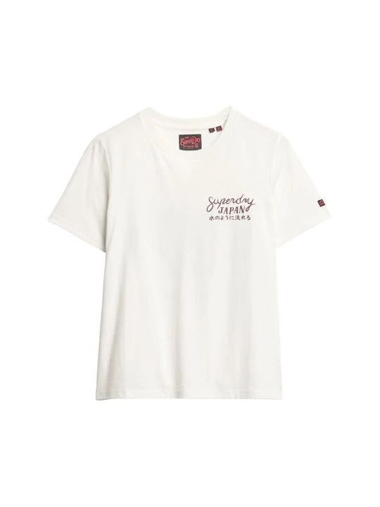 Foto van product T-shirt print Superdry wit
