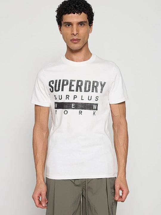 Foto van product T-shirt print Superdry wit