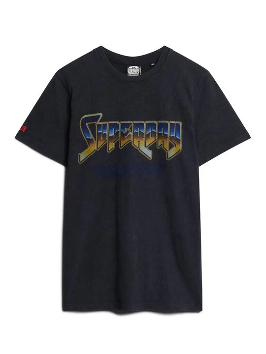 Foto van product T-shirt print Superdry zwart