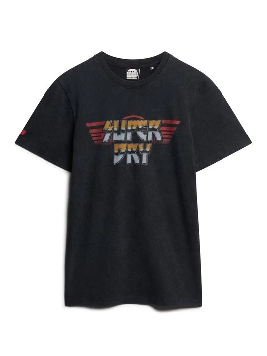 Foto van product T-shirt print Superdry zwart