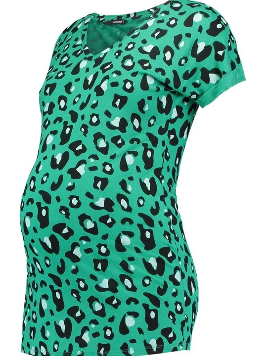 Foto van product T-shirt print Supermom groen