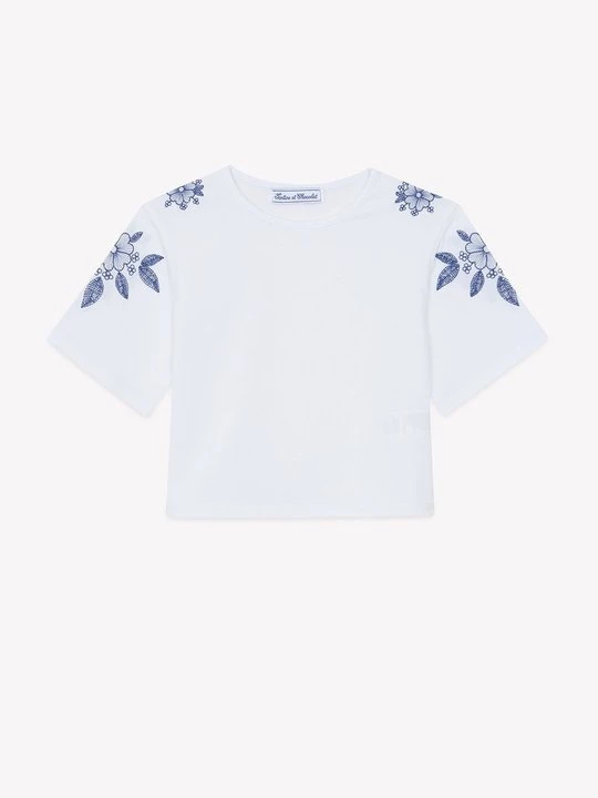 Foto van product T-shirt print TARTINE ET CHOCOLAT blauw