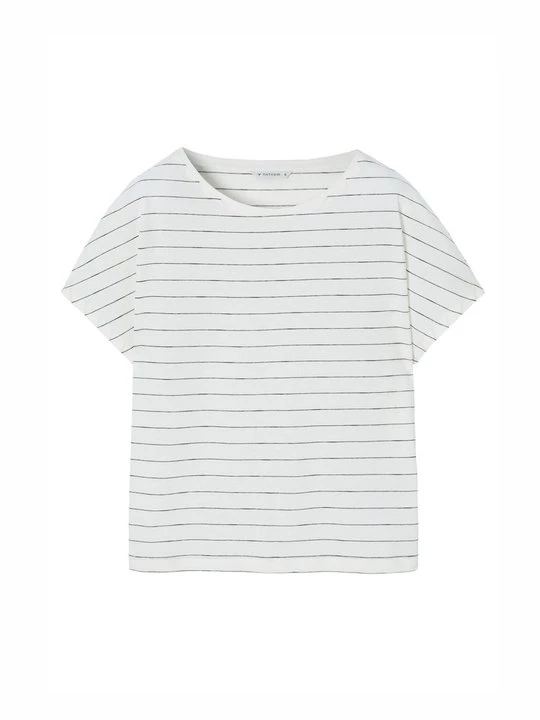 Foto van product T-shirt print Tatuum crème