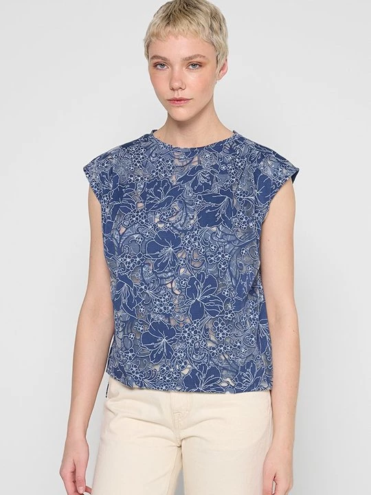 Foto van product T-shirt print Ted Baker blauw