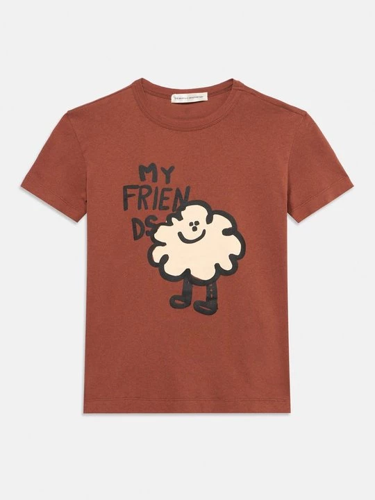 Foto van product T-shirt print THE ANIMALS OBSERVATORY bruin