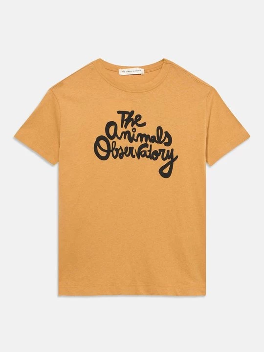 Foto van product T-shirt print THE ANIMALS OBSERVATORY camel