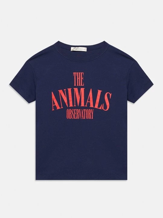 Foto van product T-shirt print THE ANIMALS OBSERVATORY donkerblauw