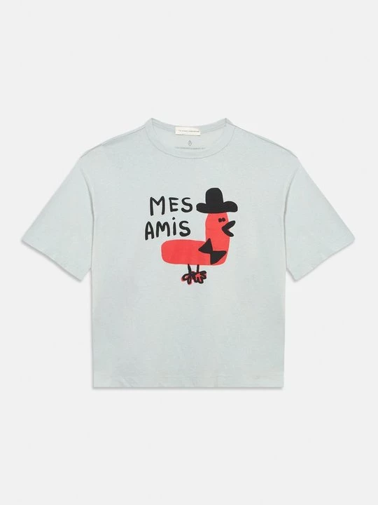 Foto van product T-shirt print THE ANIMALS OBSERVATORY lichtblauw