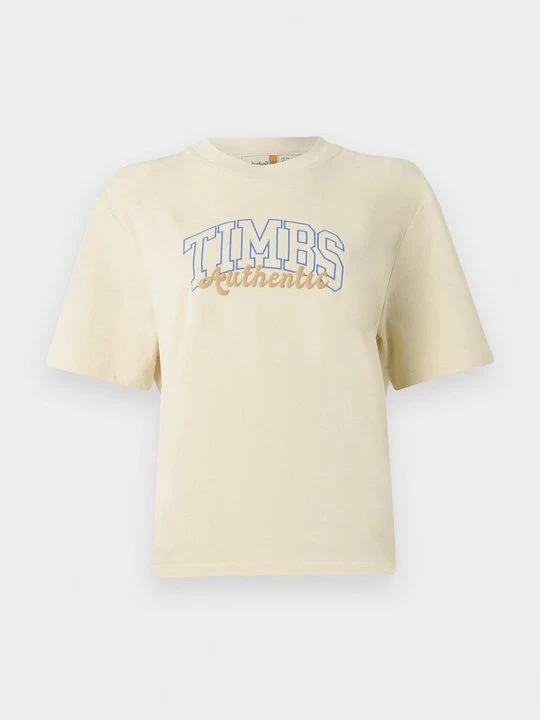 Foto van product T-shirt print Timberland crème
