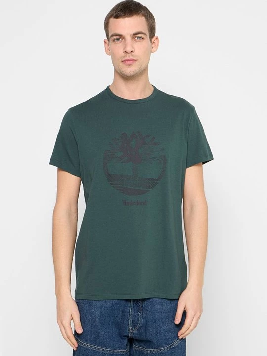Foto van product T-shirt print Timberland groen