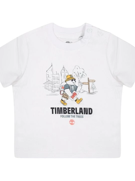 Foto van product T-shirt print Timberland wit