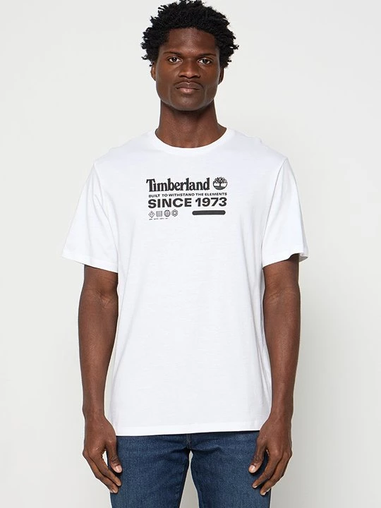 Foto van product T-shirt print Timberland wit