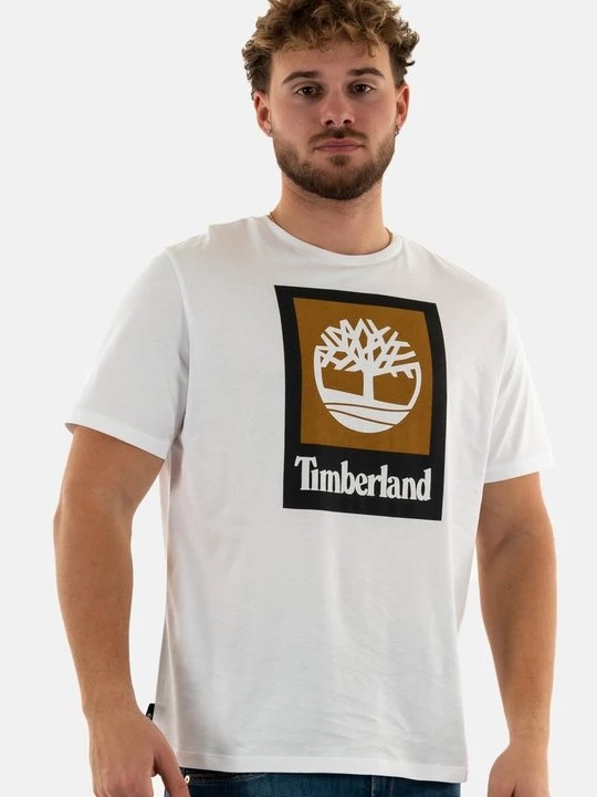 Foto van product T-shirt print Timberland wit