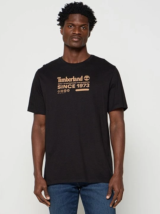 Foto van product T-shirt print Timberland zwart